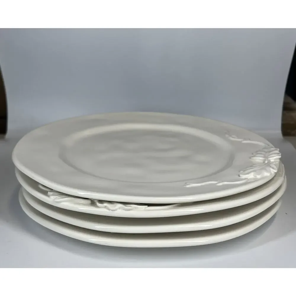 Anthropologie Oakland Stoneware Dinner Plate Set of 4
